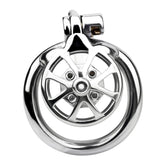 BDStyle Spike Chastity Cage With Silicone Urethral Catheter - - Male Chastity